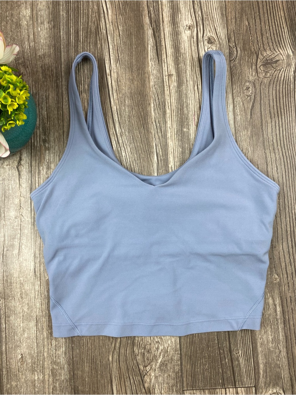 lululemon athletica Light Blue Scoop Neck Tank